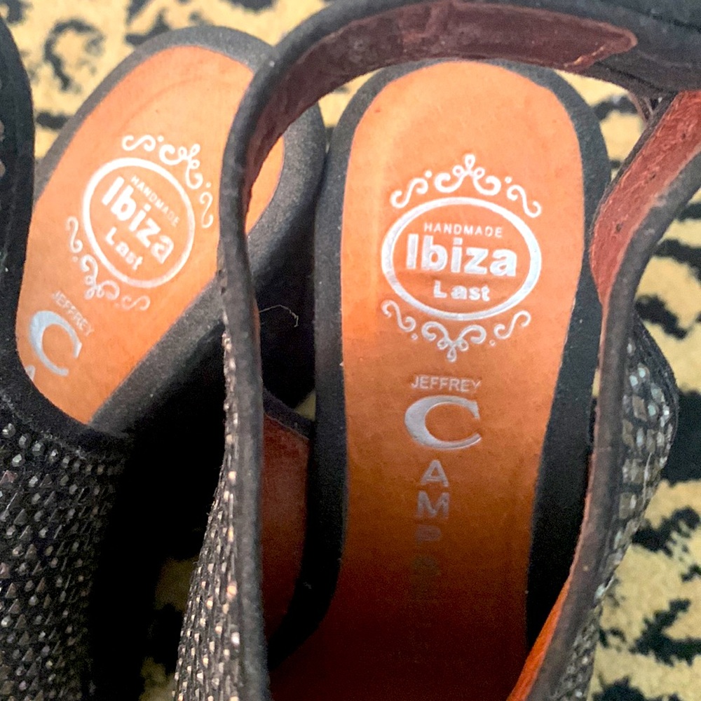 Black Ibeza “Carley” platform sandals